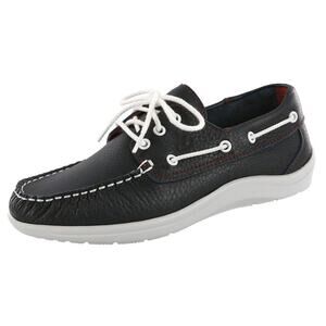 SAS | Size 7 Catalina Lace Up Boat Shoe Tripad Comfort Made in USA Navy